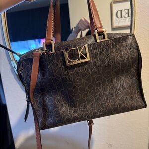 Calvin Klein Brown Signature Women's Bag